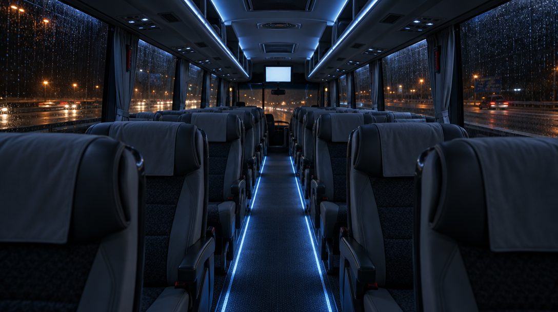 coach interior night